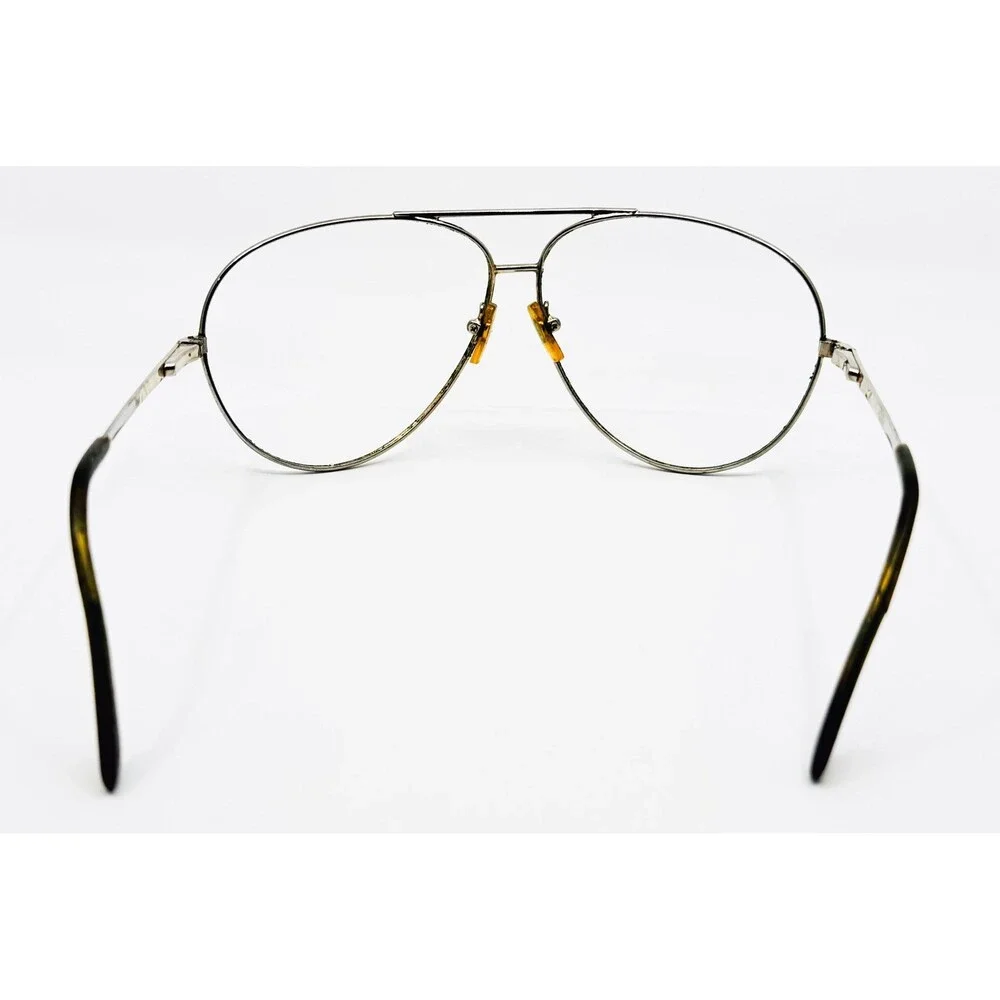 Serengeti Eyeglasses Mens Silver Aviator Metal Double Bridge 44622 Large
